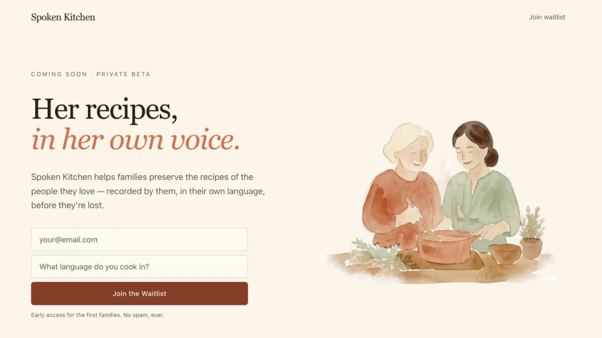 Spoken Kitchen
